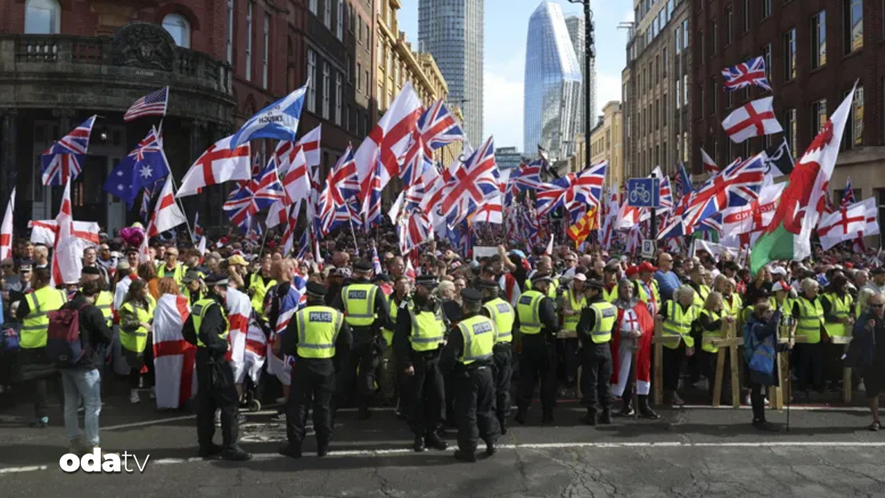 İngiltere’de protestoya protesto: Binler sokağa indi