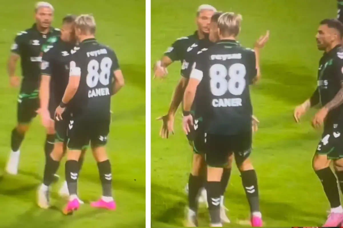 Skandal! Caner Erkin kendi takım arkadaşına tokat attı