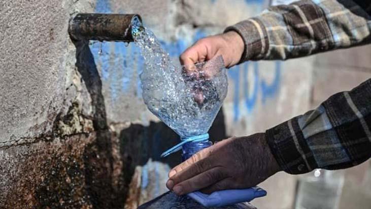 ankarada su krizi vatandaslar cesmelerin onunde siraya girdi Vv4q7E3w