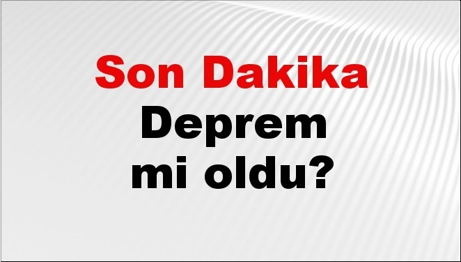 Son dakika Mersin’de deprem mi oldu? Az önce deprem Mersin’de nerede oldu? Mersin deprem Kandilli ve AFAD son depremler listesi 20 Kasım 2025