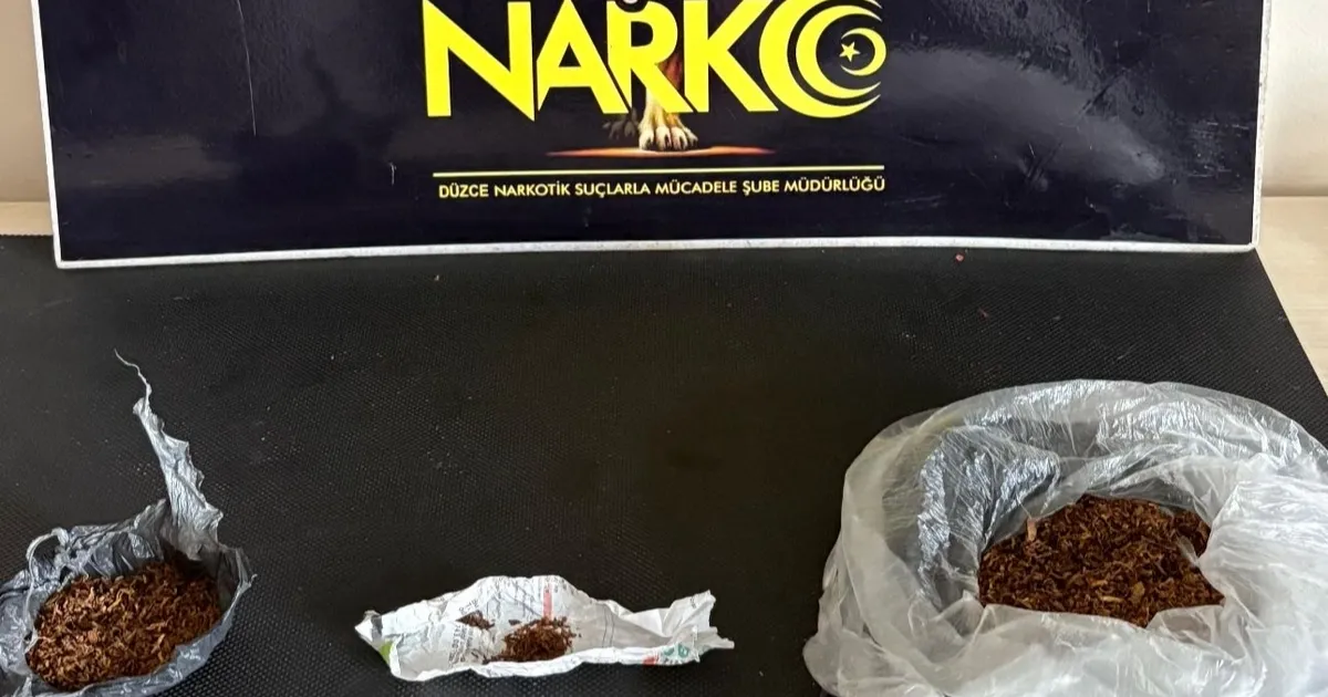 Düzce’de uyuşturucu operasyonu