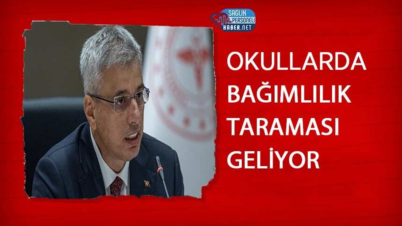 Okullarda Bağımlılık Taraması Geliyor
