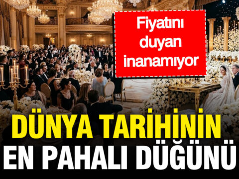 Dunya tarihinin en pahali dugunu tam tamina 14 milyar dolar rKtkTn8N